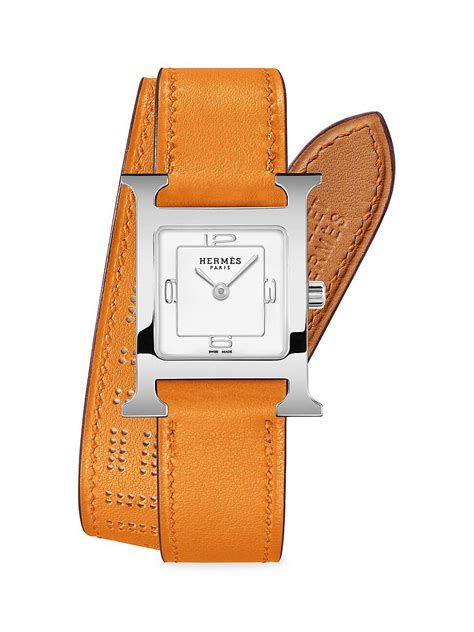 hermes horloge dubbele band|Hermes women's watches.